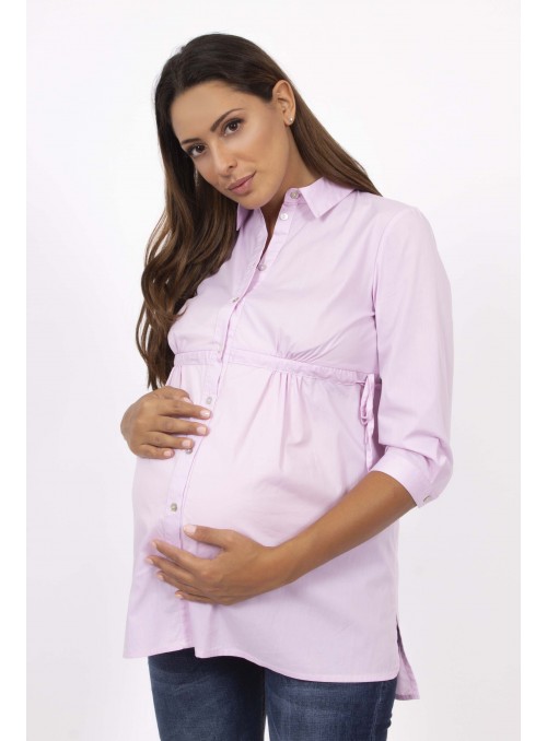 Camicia premaman perfetta durante la gravidanza ed anche per l'allattamento. brand flay fashion maternity