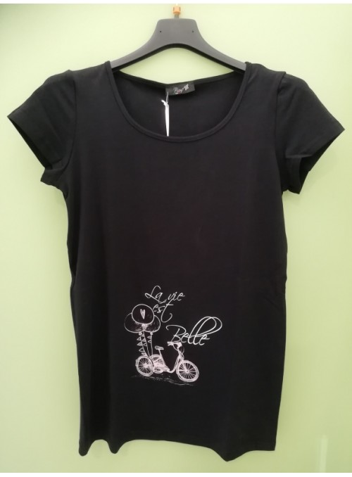 T-shirt spiritosa La Vie...