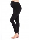 leggings premaman suoper comodo in morbido jersey di viscosa tinta unita nero